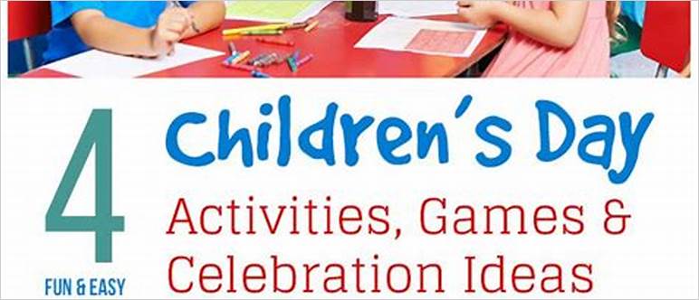 Activities for childrens day